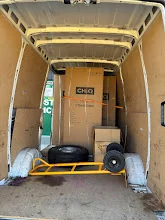 Furniture secured inside Man and Van Brisbane Iveco Daily